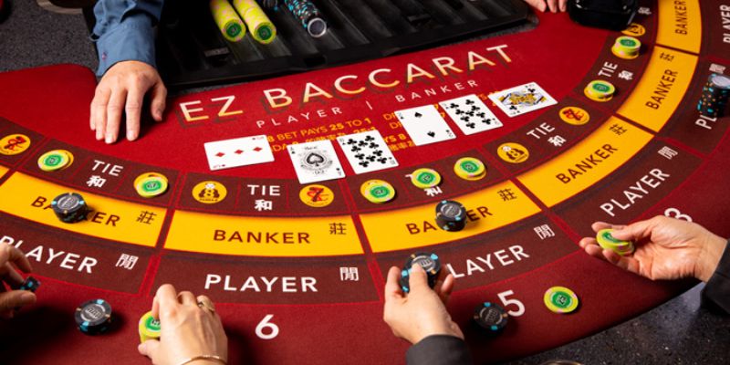 Quy tắc rút bài chuẩn trong luật chơi Baccarat